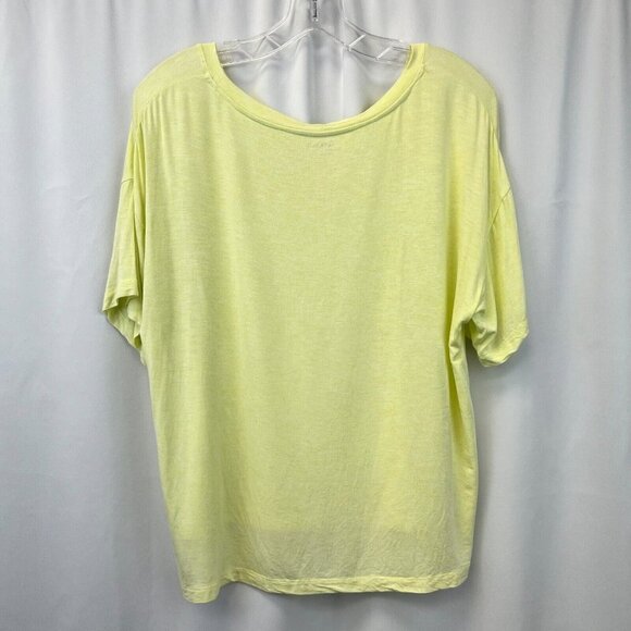Gap Body Womens Yellow Short Sleeve Round Neck Pullover T-Shirt Size Large - Picture 2 of 9